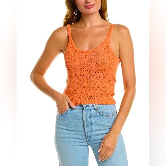 Madewell Coral Crochet Lightweight Open
Stitch Sweater Knit Vera Tank Top- XS - Picture 5 of 7